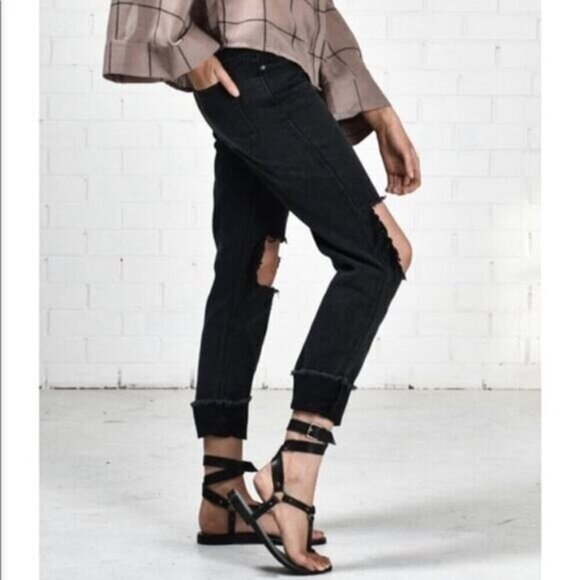 ONETEASPOON Awesome Baggies Low Waist Medium Rise Relaxed Leg Tapered 24 - Picture 4 of 12